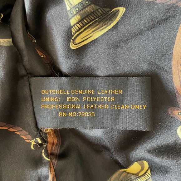 Reed Tian Zoarm Medium Black Leather Jacket - Picture 4 of 5